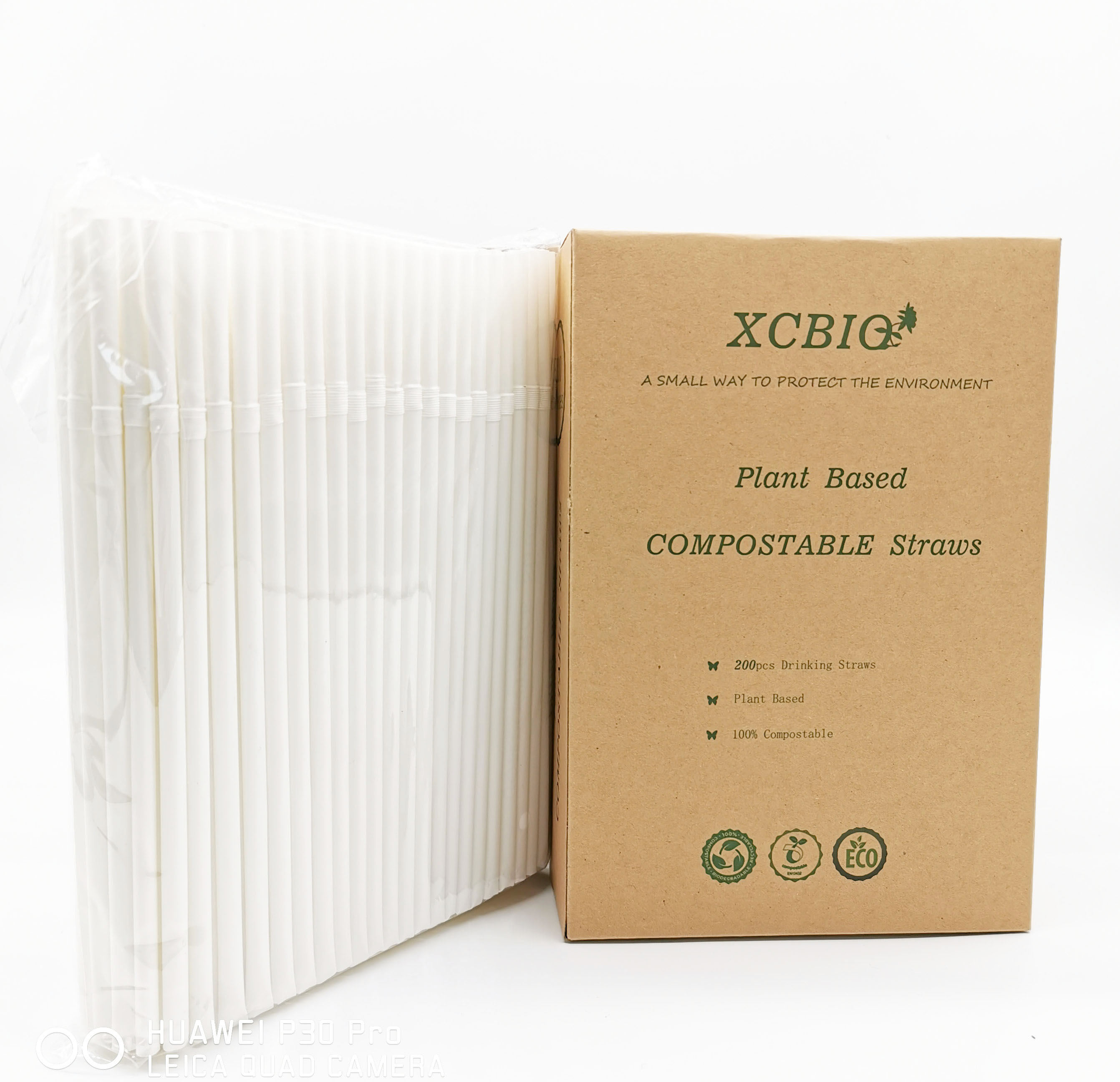 Customized compostable straws