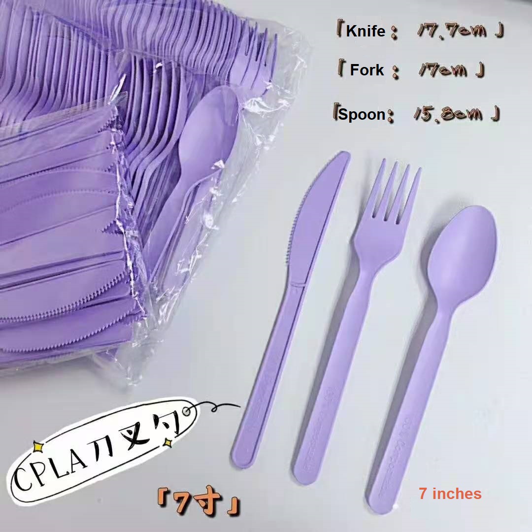 Compostable Forks Knives Spoon Set