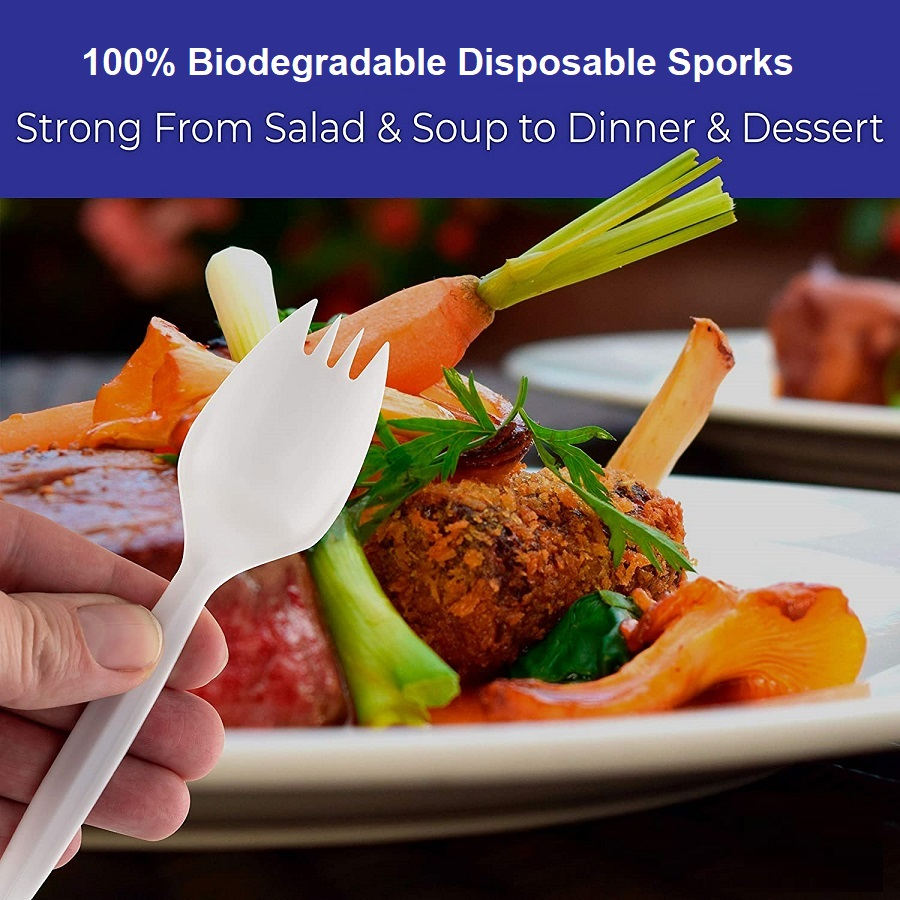 Compostable PLA Disposable Sporks