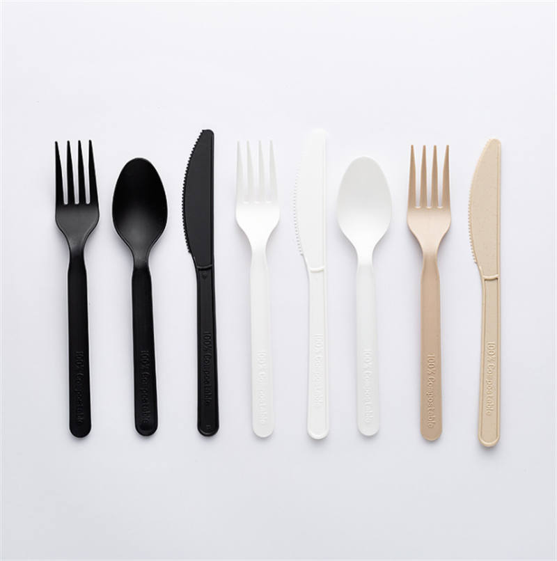 CPLA spoon knife and fork