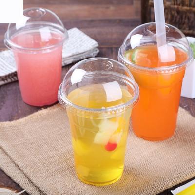 Xcpla Disposable plastic clear cup with lid1